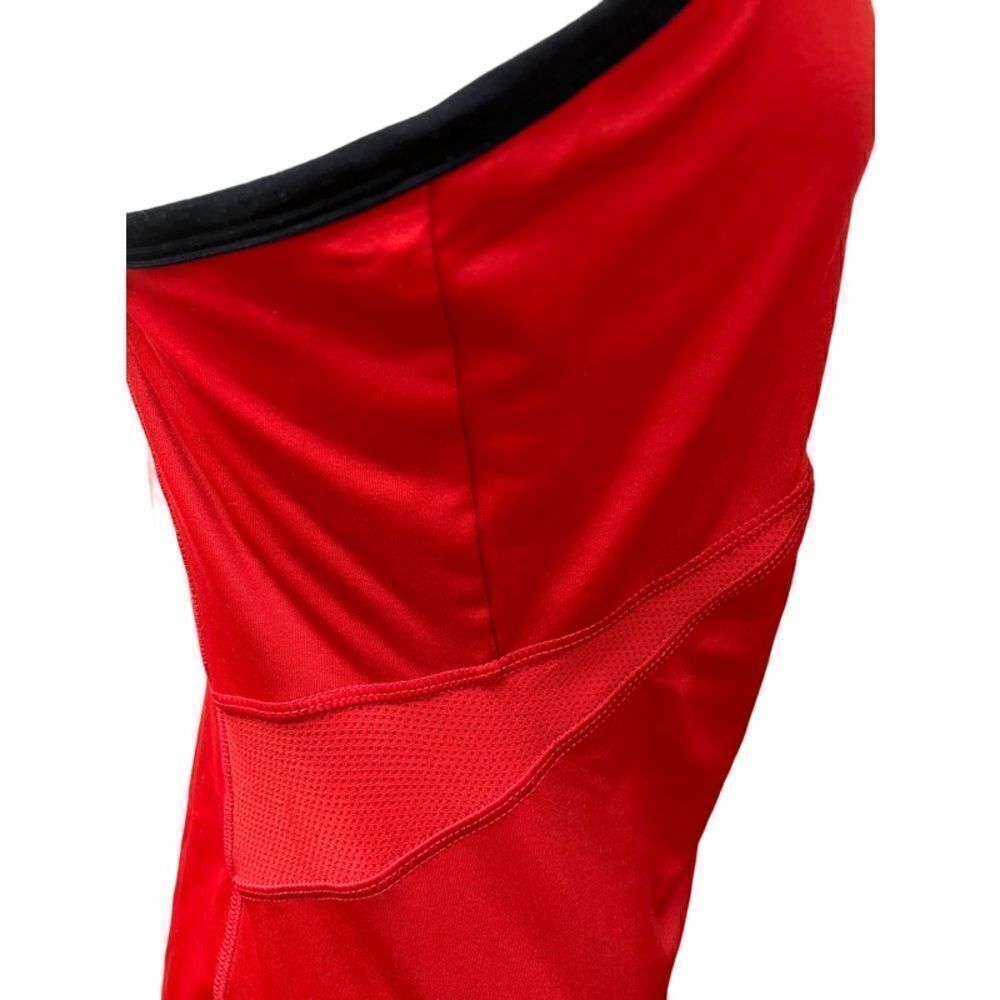 K-SWISS Activewear Tennis Tank Women’s SZ Small Red Criss-cross Back Bra Shelf - Picture 5 of 11